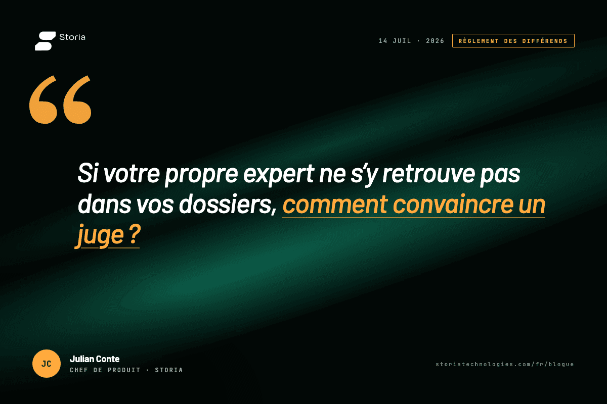 Un gestionnaire de projet qui remplit un rapport quotidien de chantier, présenté comme l'endroit peu reluisant où les réclamations en construction se gagnent réellement